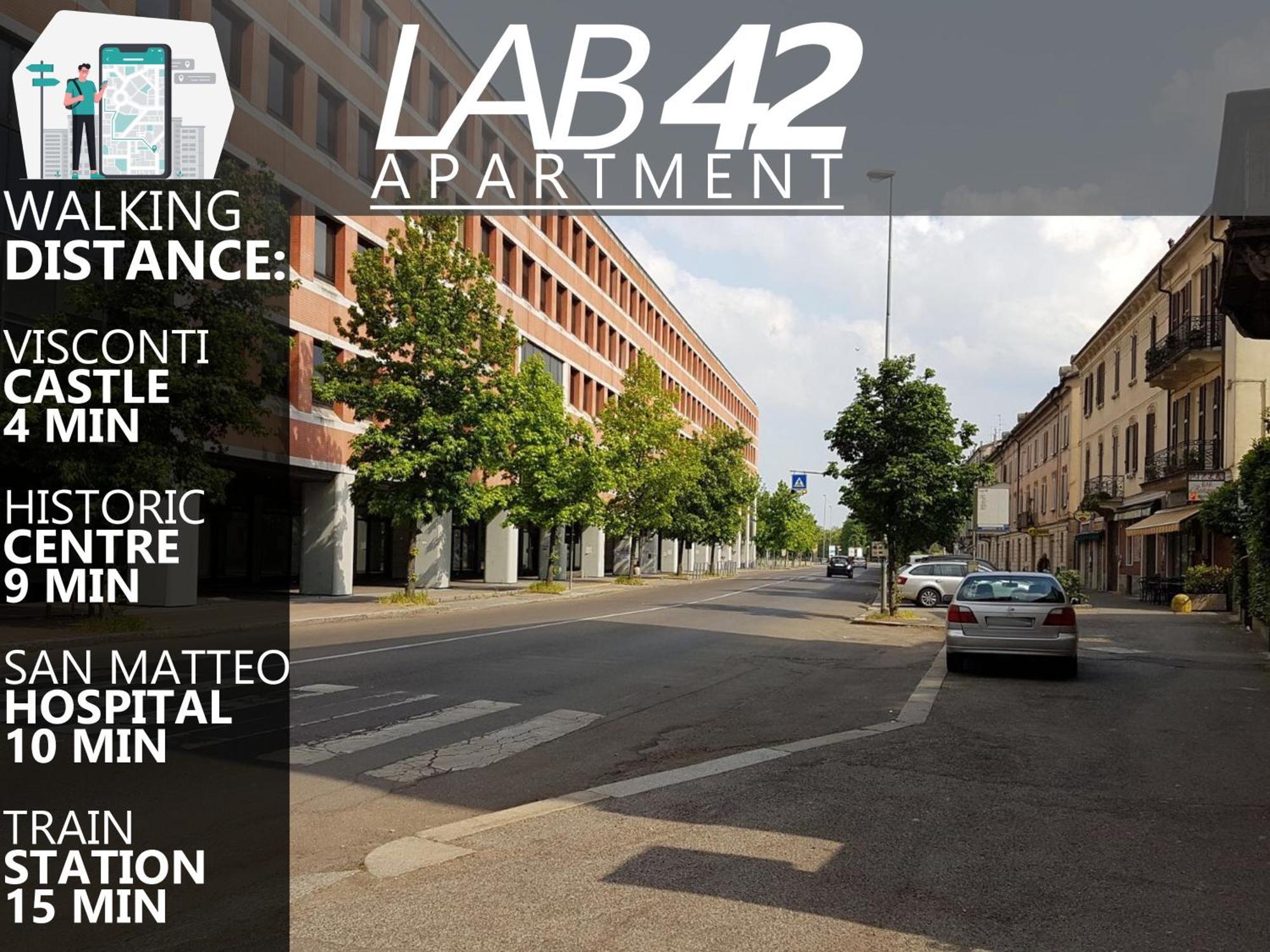 Lab42 City & San Matteo Apartment - 2 Bedrooms Pavía Exterior foto